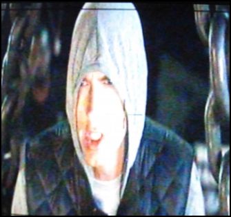 Eminem на съемке клипа Forever